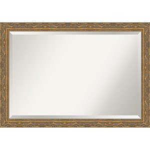 Amanti Art Filigree Beveled Framed Bathroom Vanity Wall Mirror - 1 of 4