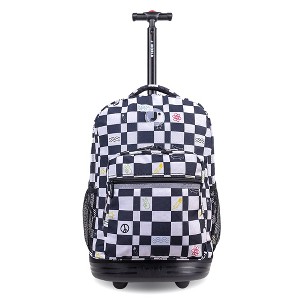 JWorld Sunrise 18" Rolling Backpack - Icon Checkers - 1 of 4