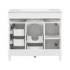 ORRD 36" White Bathroom Vanity – Soft-Close Drawers & Doors, Adjustable Shelf, Ample Storage - 4 of 4