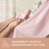 TOWN & COUNTRY EVERYDAY 4-Piece Textured Windowpane Bath Towel Set - 4 of 4