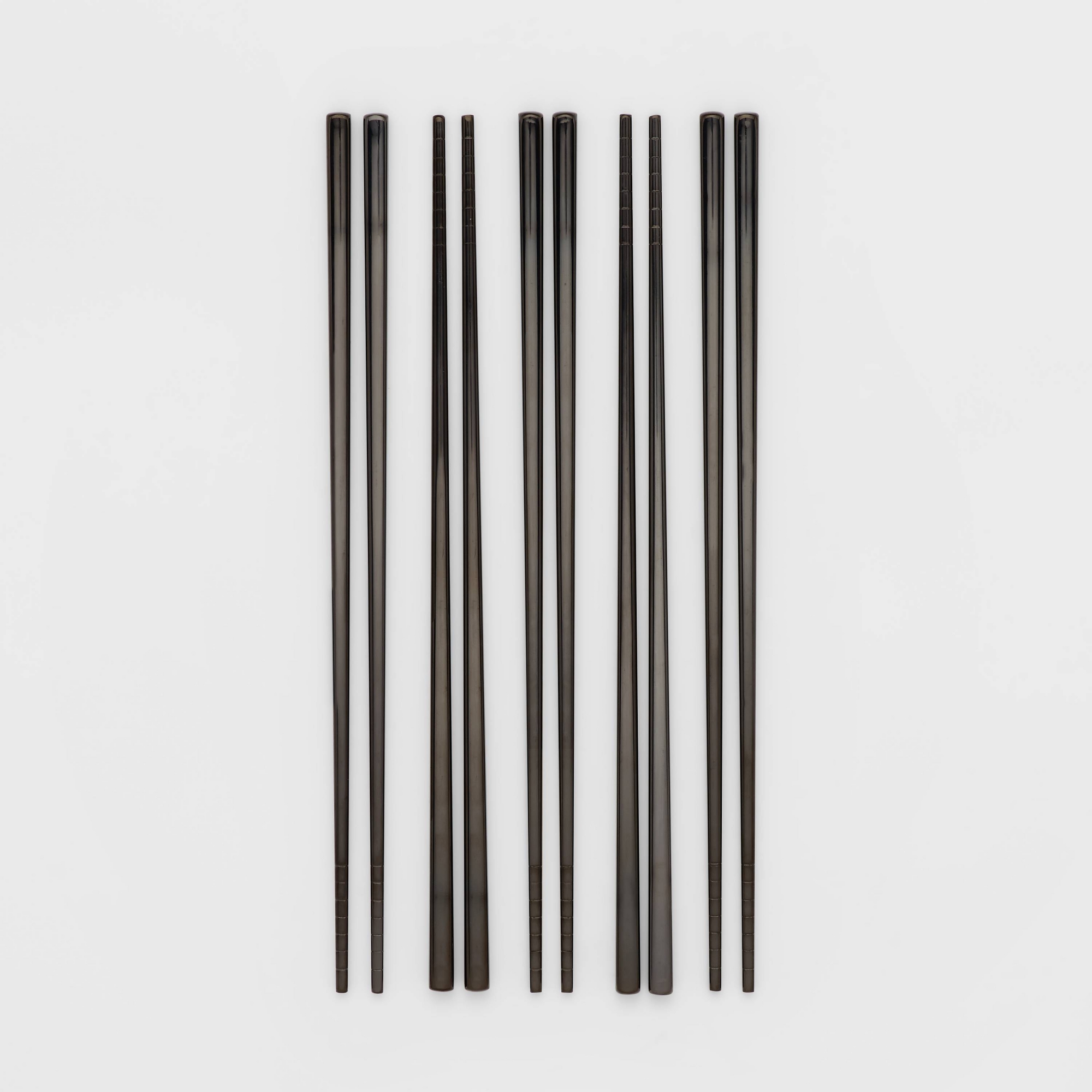 5pk Chopstick Set Black - Threshold™