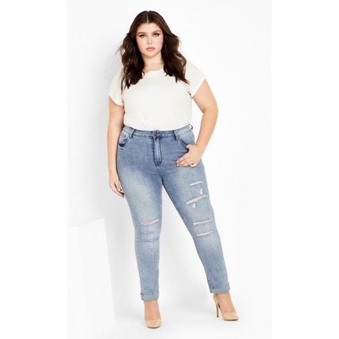 Women's Plus Size High-rise Skinny Jeans - Universal Thread™ Light Blue 20w  : Target