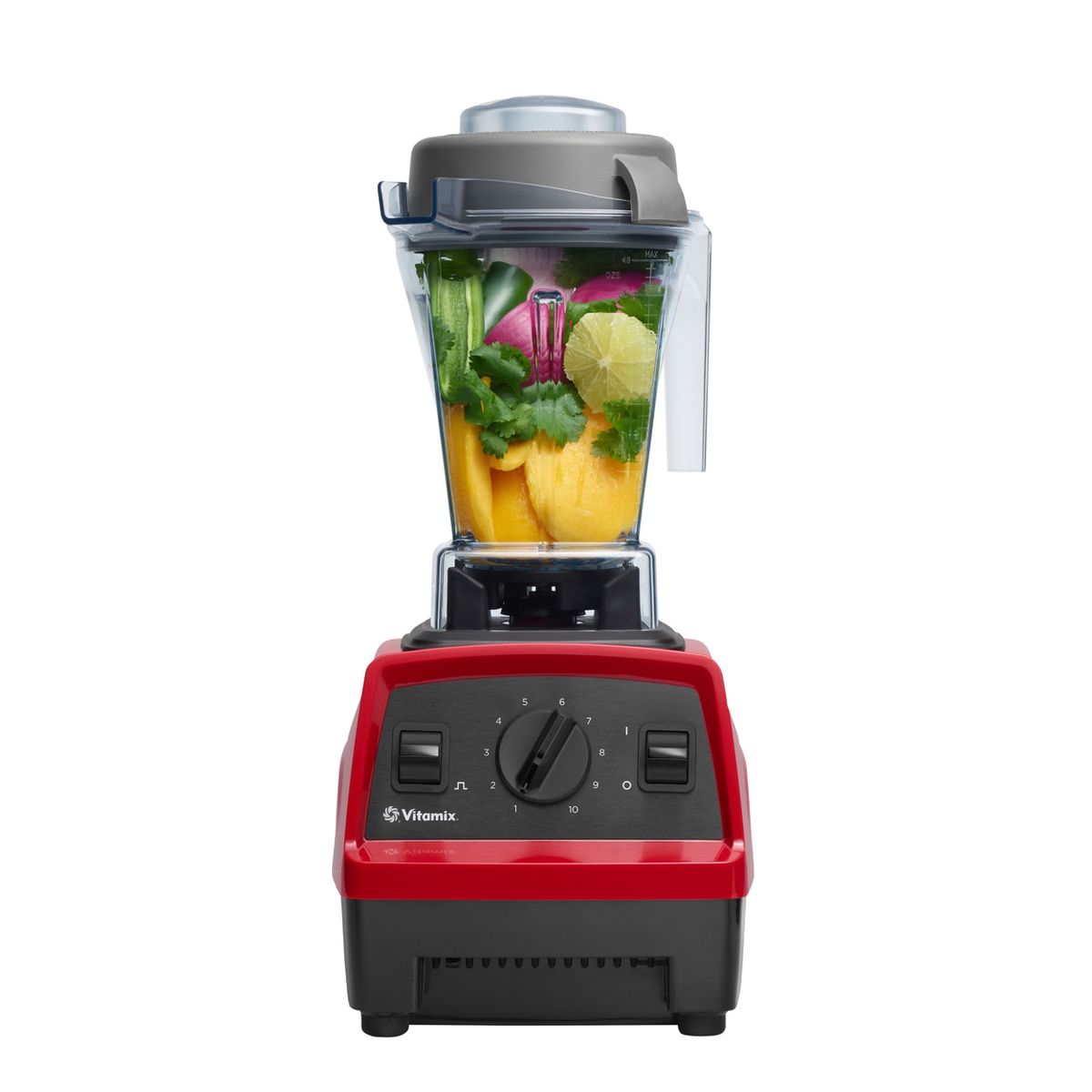 Vitamix Explorian Series E310 10 Speed Blender Red: 48oz Countertop, Dishwasher-Safe, 1380W, Purees & Juices