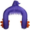 Gemmy Halloween Inflatable Jack O' Lantern Reaper Archway with Swirling Lights, 10 ft Tall, Multi - 3 of 4