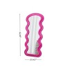 SEVOBAL Full Length Mirrors Wavy Floor Soft Flannel Fabric Frame, Modern Freestanding or Wall-Mounted Mirror for Bedroom, Pink, 66.5"*26.77"*2.8" - 3 of 4