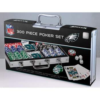 MasterPieces 300 Piece Poker Chip Set - NFL Philadelphia Eagles
