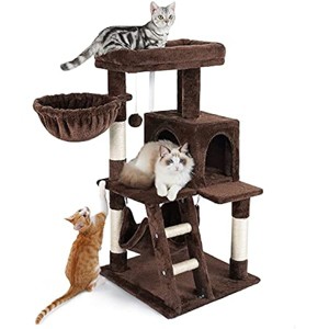 rabbitgoo Cat Tree Cat Tower for Indoor Cats, Multi-Level Cat House Condo with Large Perch,  Cats Kittens Play Rest, 39" Tall - 1 of 1