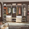 Aheaplus 68" W -96" W Walk In Closet System with 6 drawers - 2 of 4