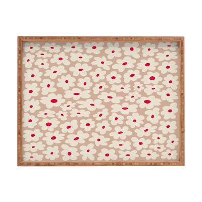 DorisciciArt Minimal floral C Rectangular Tray - Deny Designs