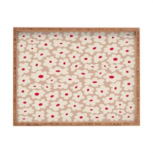 DorisciciArt Minimal floral C Rectangular Tray - Deny Designs - 1 of 2