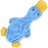 Link Active Crinkle Dog Toy for Small, Medium, and Large Breeds, Cute No Stuffing Duck with Soft Squeaker (2 Pack) - 3 of 4