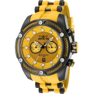 Invicta 42295 Men's Bolt Quartz Yellow Dial Silicone Strap Watch - 1 of 2
