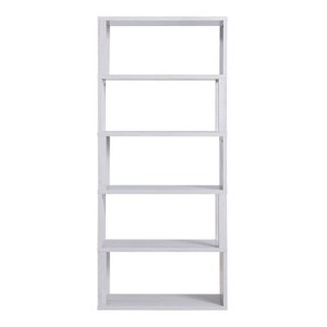 70.75" Montalva 5 Shelf Bookcase White Oak - HOMES: Inside + Out: Farmhouse Style, Open Back Design - 1 of 4