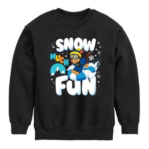 Boys' - Paw Patrol - Snow Much Fun Graphic Long Sleeve Fleece Sweatshirt - 1 of 4