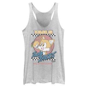 Womens Sonic the Hedgehog Tails Tasty Tacos Racerback Tank - 1 of 4