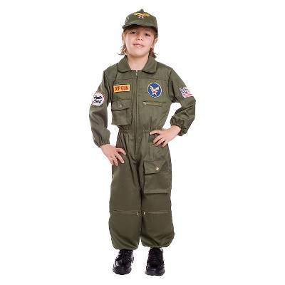 Kids' Air Force Pilot Costume - M(8-10)