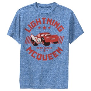 Boy's Cars Lightning McQueen Drag Racing Performance Tee - 1 of 4
