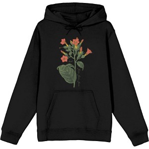 Grow Positive Cigar Plant Adult Long Sleeve Hoodie - 1 of 2