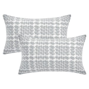 REGALWOVEN  Fade Resistant Decorative Weaving Style Soft Throw Pillow Covers 2 Pcs - 1 of 4