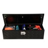 39 Inch Tool Box 5 Bar Tread ToolBox For Truck Bed Trailer Pickup Underbody RV ATV Storage Tools Organizer With Side Handle Lock Keys,black - 3 of 4