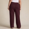 Lands' End Women's Serious Sweats High Rise Relaxed Straight Leg Pants - 2 of 4