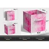 DOMETOUR Colorful Cube Storage Bins Set of 6 Foldable Collapsible Storage Box with Handles 11" Fabric Storage Organizers for Shelves - 3 of 4