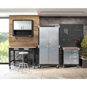 Seville Classics UltraHD Rolling Storage Cabinet, 36"  x 18" x 72" - 1 of 4