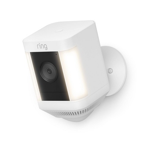 Ring Spotlight Cam Plus, Solar | Two-Way Talk, Color Night Vision, and  Security Siren (2022 release) - White