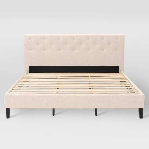 King Nova Ridge Tufted Upholstered Bed, Target Upholstered Headboard King Size