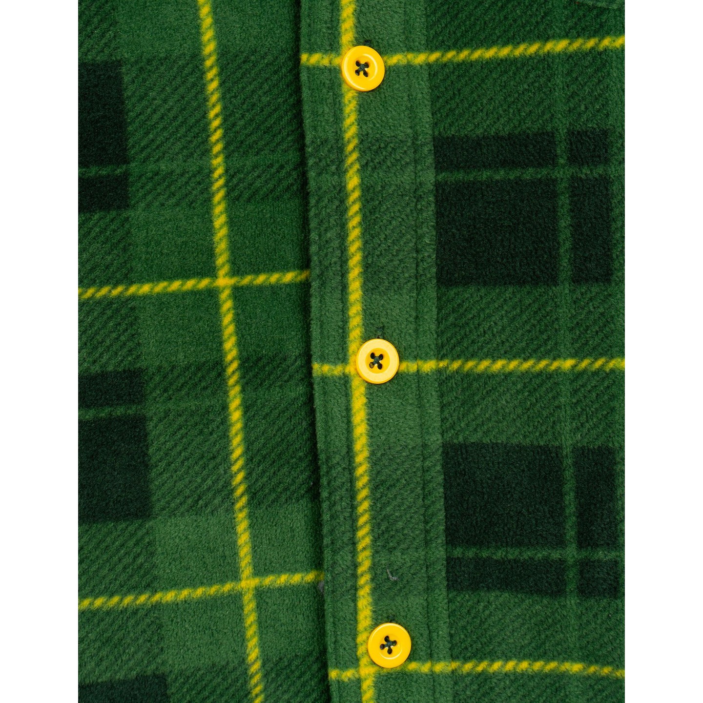 John Deere Mens Flannel Shacket with Fleece Lining Plaid Green / Gray X-Large, цвет: Зелёный — фото 4