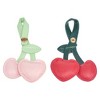 A Little Obsessed 2pk Girl's Cute Heart Cherry Bestie Bag Charms for Backpacks & Purses - 2 of 3