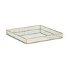 Cheung's Veldra Gold Square Fluted Glass Tray - Large - 3 of 4
