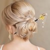 Unique Bargains Flower Beads Tassel Hair Chopstick 2 Pcs - 3 of 4