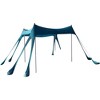 LakeForest "10x10FT Beach Canopy Tent with UPF50+ UV Protection, Foldable Poles, Sandbags & Carry Bag for Camping, Fishing, Picnic, and Beach" Black - 4 of 4