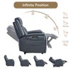 Spruce & Spring Dual Motor Genuine Leather Power Recliner With Power Headrest - 4 of 4