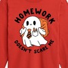 Boys' - Instant Message - Homework Ghost Long Sleeve Graphic T-Shirt - 2 of 4