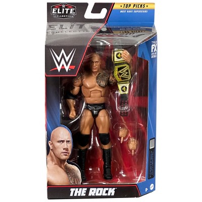 Wwe Elite Top Picks 2023 Wave 4 The Rock Action Figure : Target