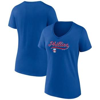 MLB Philadelphia Phillies Women's V-Neck Core T-Shirt