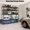 5 Tier Heavy Duty Storage Shelves, 30" x 12" x 60" / 48"x24"x72"/48'' x18'' x 72''/35" x 18" x 72" Adjustable Metal Shelving Unit - 3 of 4