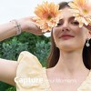 HTUTWOO Floral Band Compatible with Apple Watch Bands 38/40/41/42mm, Flower Engraved Silicone Inlay Dressy Strap for iWatch Series Ultra - 2 of 4