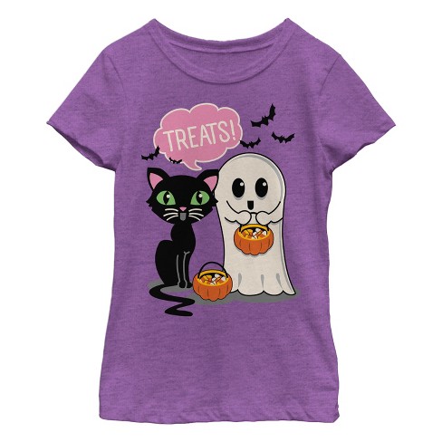 Girl's Lost Gods Halloween Treat Friends T-Shirt - image 1 of 2