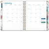 HARDCOVER 2026 Planner, 8.5"x11": 14 Months (Nov 2025-Dec 2026), Daily/Weekly/Monthly,  Bookmark, Pocket Folder w Sticky Notes (Colorful Botanicals) - 4 of 4