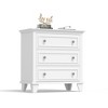 3-Drawer Vintage Dresser for Bedroom - Farmhouse Storage Chest w/Anti-Tip, 300lb Top Capacity - 4 of 4