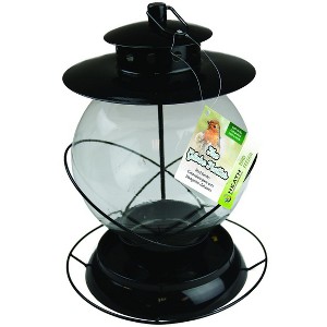 Heath Outdoor Products The Globe Trotter High Capacity Hopper Bird Feeder - Black (12.8") - 1 of 3