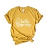 Simply Sage Market Hello Spring Flowers Short Sleeve Tee - 3 of 4