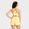 Women's Seamless Ribbed Light Support Sports Bra - All In Motion™ - 2 of 3