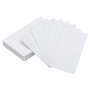 Unique Bargains Aluminum Alloy Laser Engraving Double Side Printable Name Card 200 Pcs - 1 of 4
