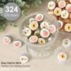 Big Dot of Happiness Sweet as a Peach - Fruit Themed Baby Shower or Birthday Party Small Round Candy Stickers - Party Favor Labels - 324 Count - image 2 of 4