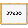 PosterPalooza | Minimalist Shadow Box Gold Picture Frame - UV Acrylic, Backing Board, Hanging Hardware - 2 of 4