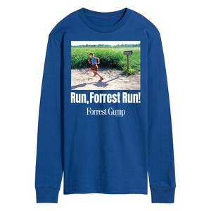 Men's - Forrest Gump - Run Forrest Run Long Sleeve Graphic T-Shirt - 1 of 4